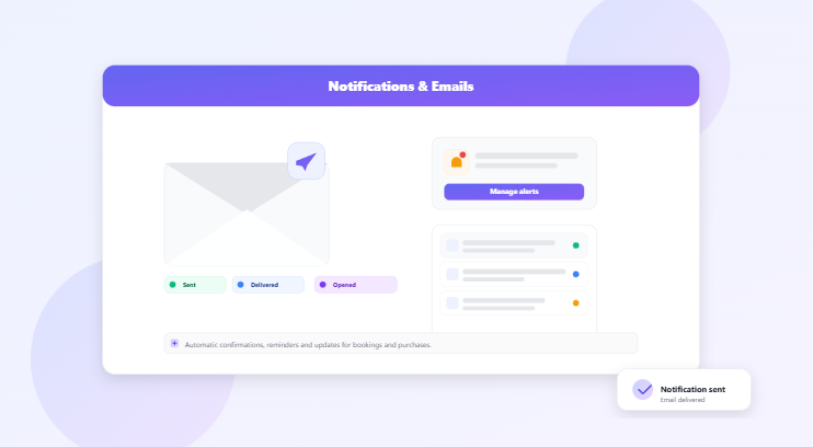 Email notifications - EducTime